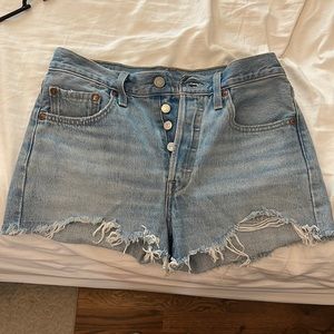 Levi’s Women’s High Rise Denim Shorts